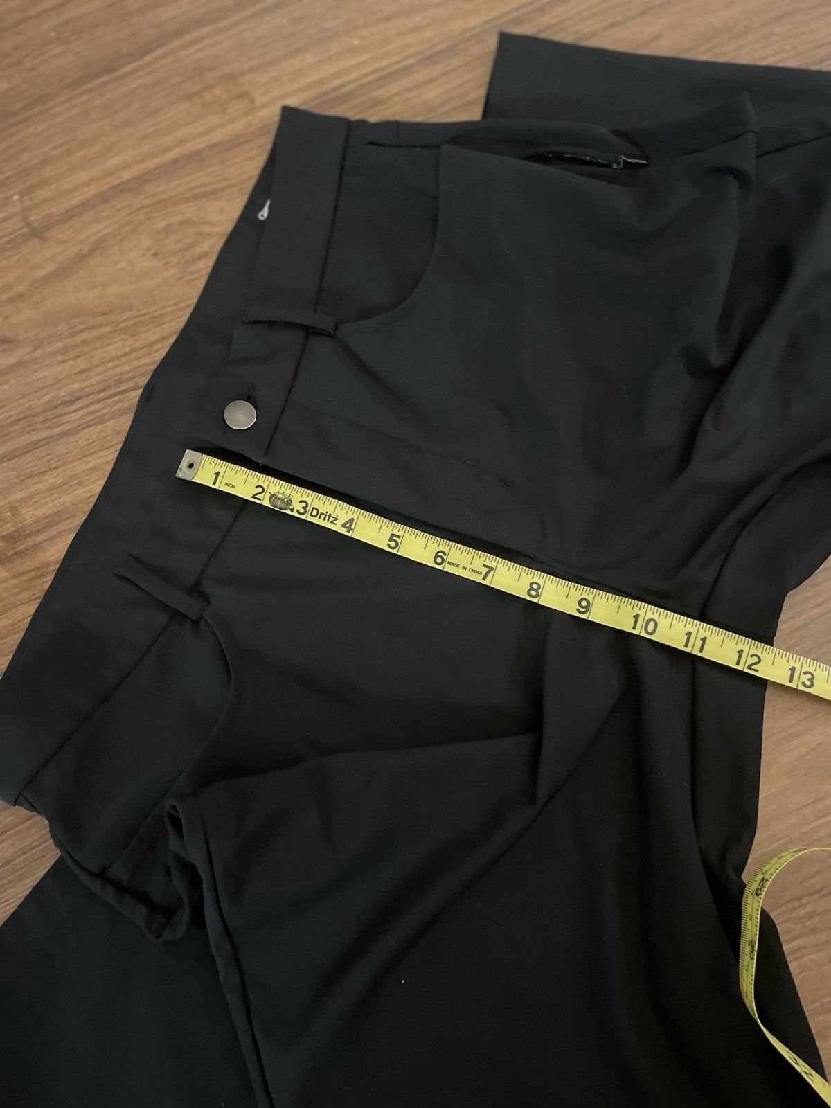 Old Navy Men’s Pants 32×30 Black Slim 4 Way Stretch Dress Active Pockets