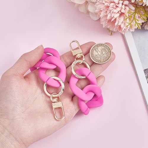 11 Inch Purse Chain 1.3 inch Wide Decorative Bag Chain Cute Bag Strap Acrylic