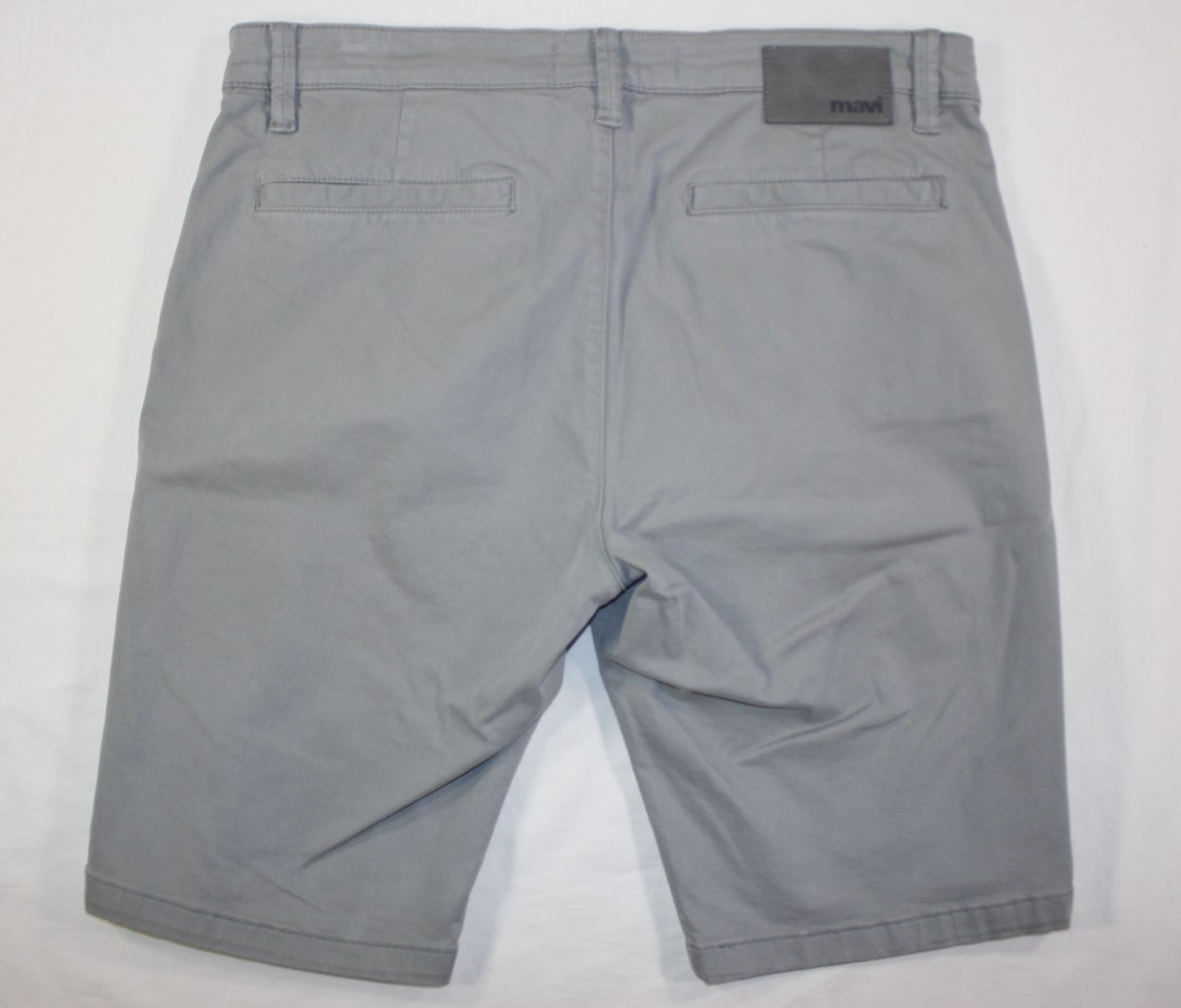 Mavi Jeans Shorts Men’s 35 Jacob Chino Stretch Longer Length 11″ in Inseam Gray