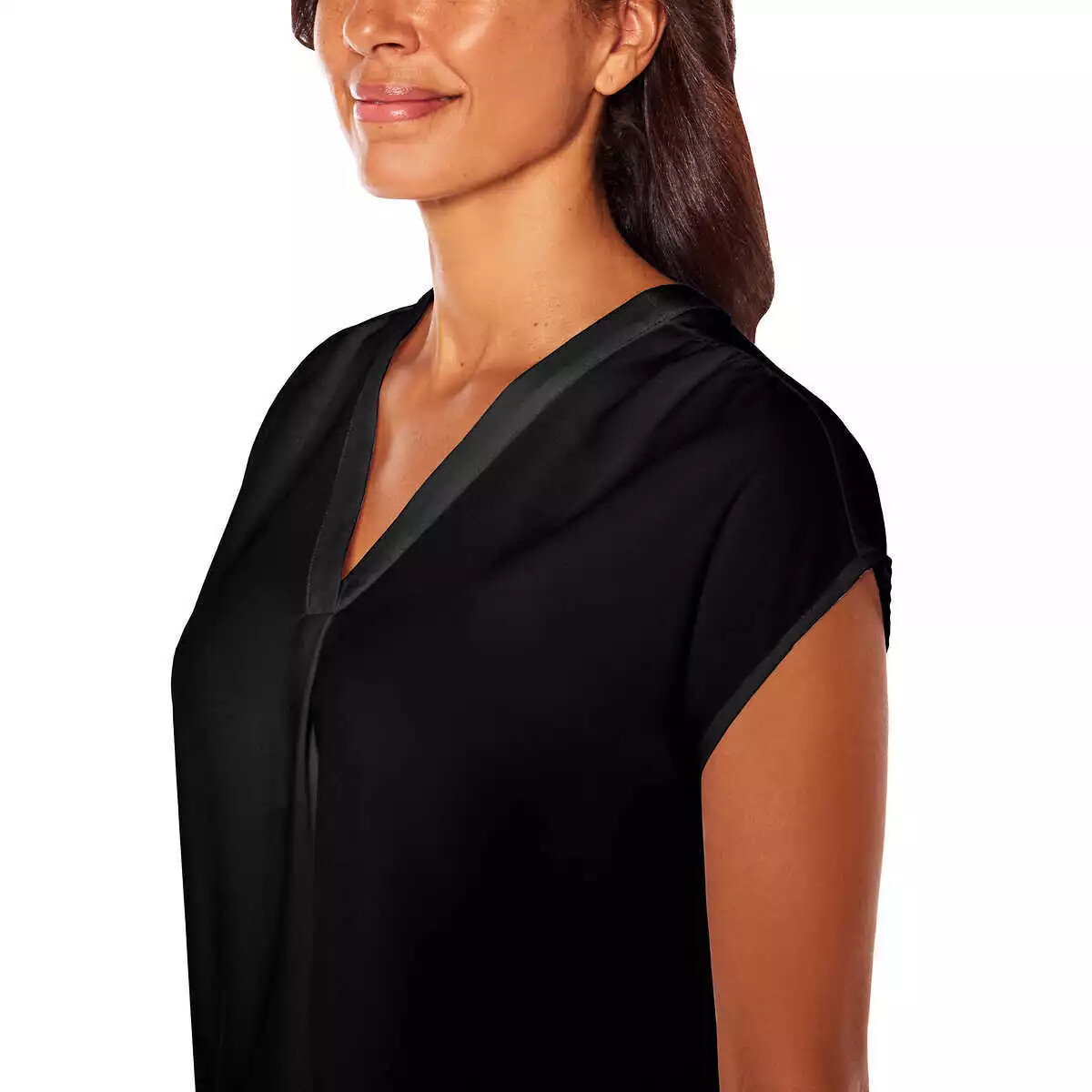 Banana Republic Ladies’ Short Sleeve V-Neck Blouse(#1764639 & 1685714)