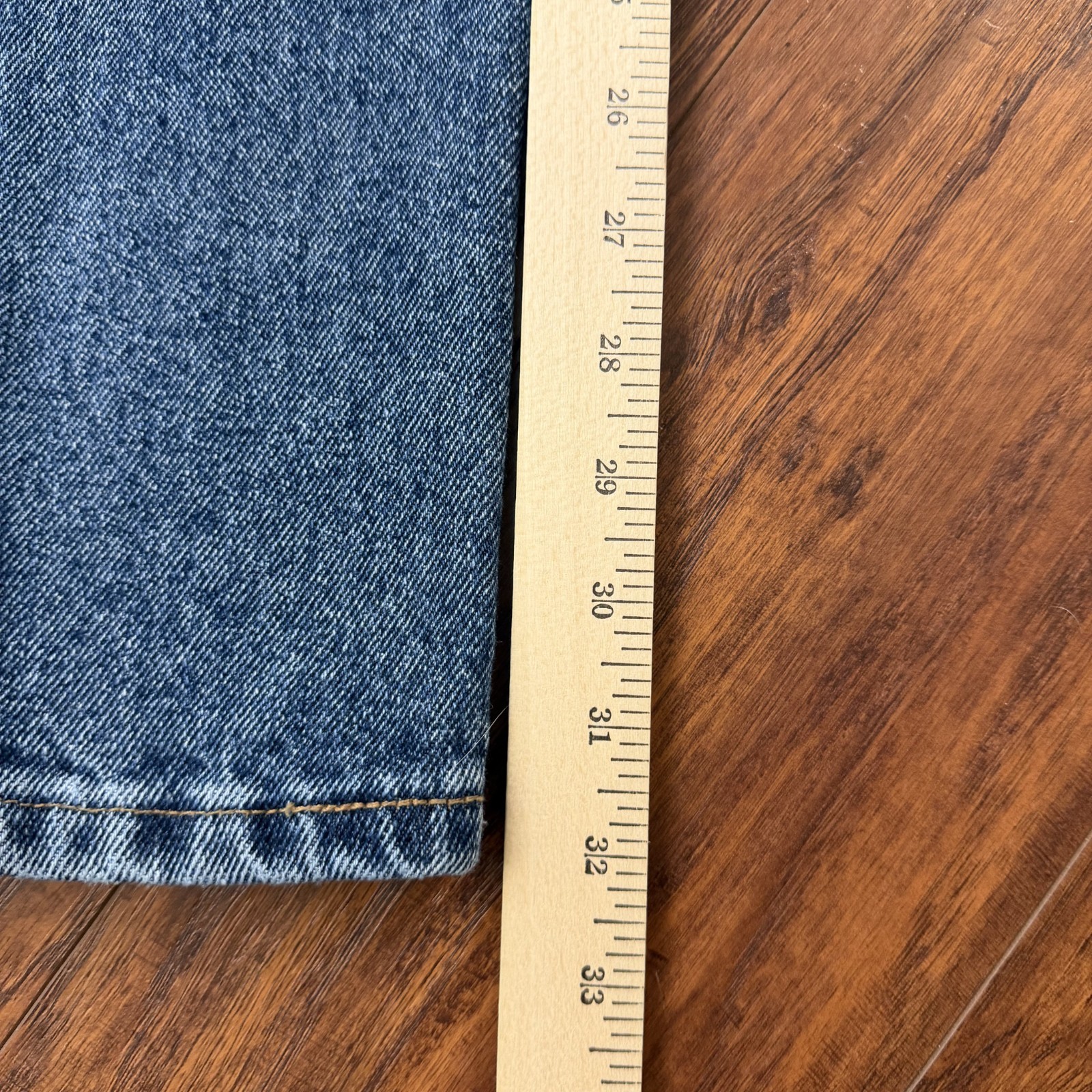VINTAGE GAP Jeans Womens 10 Straight Leg High Rise Denim 90s Made in USA 20×32