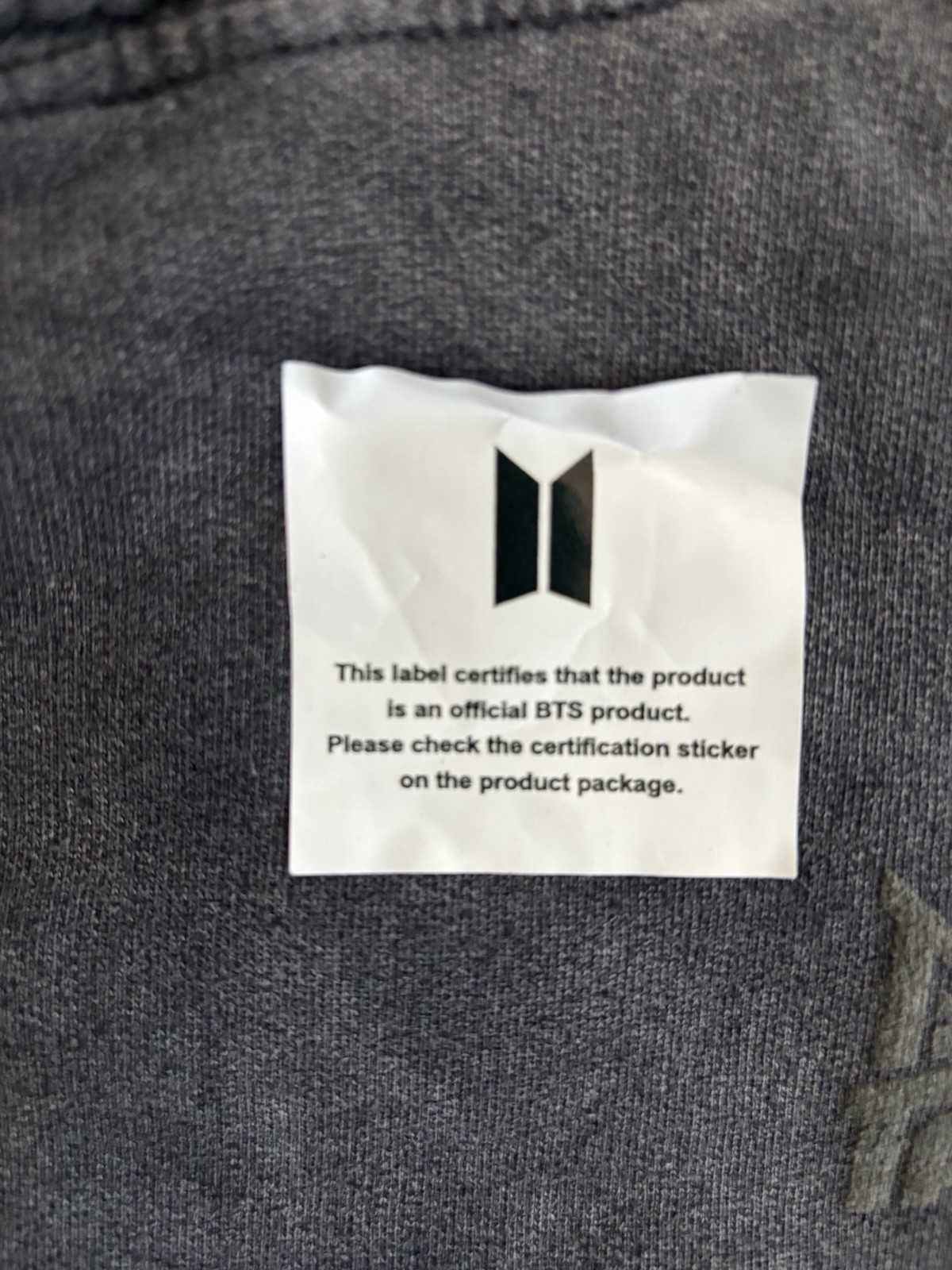 BTS TinyTAN Butter Hoodie Zip Up PTD Las Vegas Pop Up Official Merch Black Small