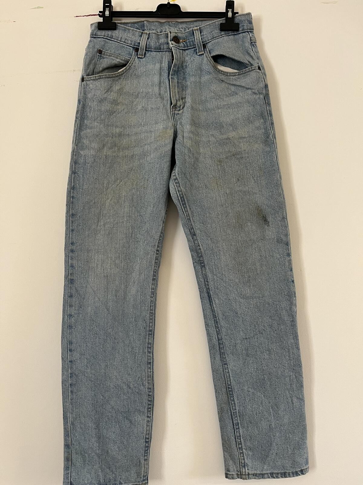 Wrangler Jean Blue Denim 30×32 Straight Leg Grade B #104