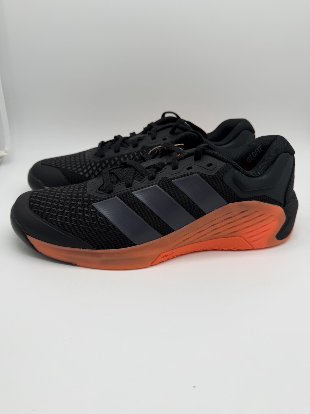 Adidas Dropset 4 Power Training Shoe Black Orange Men’s Sz 10 JR4677