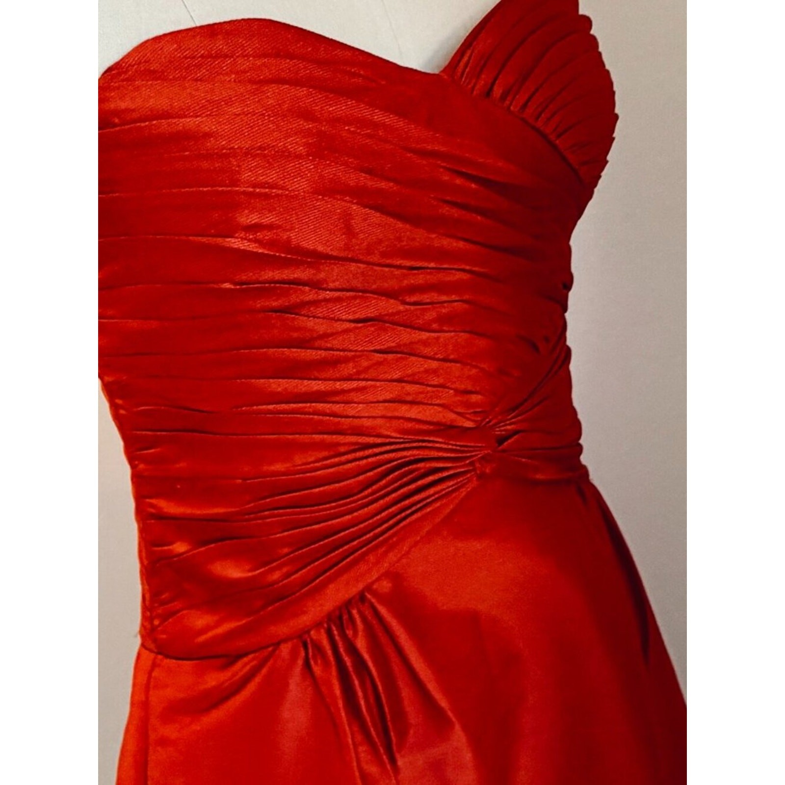 Liliana Sweetheart Neckline Royalcore Fit & Flare Mini Dress Red- 4