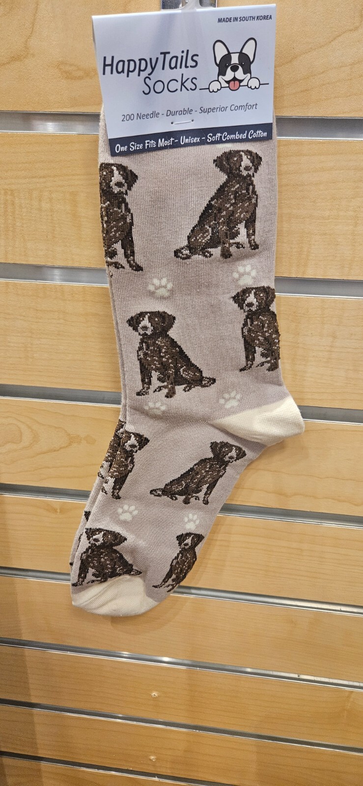 Happy Tails German Shorthaired Pointer Socks Pet Lovers One Size Fit Most