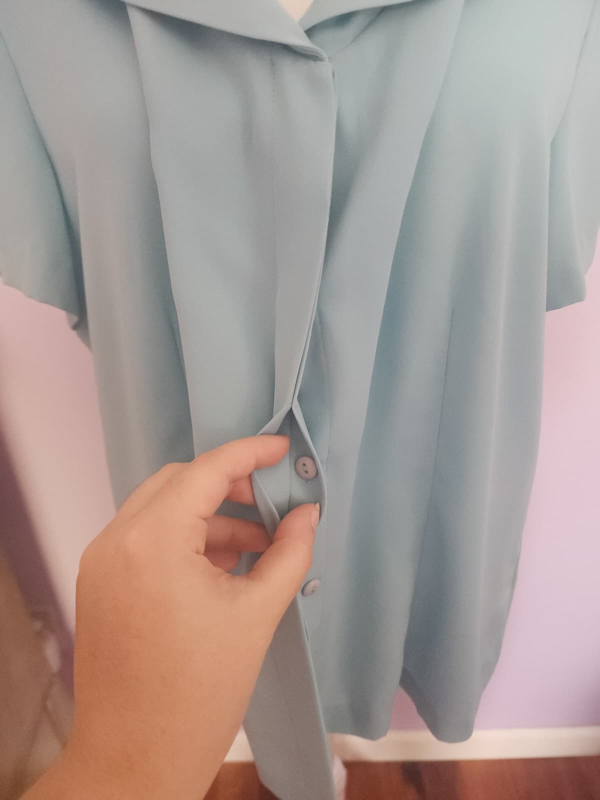 Norton Mcnaughton; color lt. aqua “caribbean”; size L polyester; includes tags