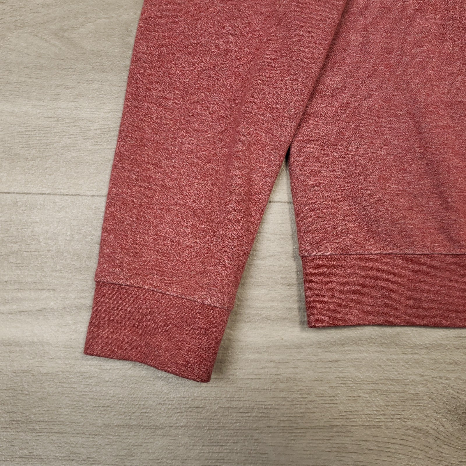Johnnie-O Sully 1/4 Zip Pullover Men Medium Red Mock Neck Long Sleeve Cotton Bld