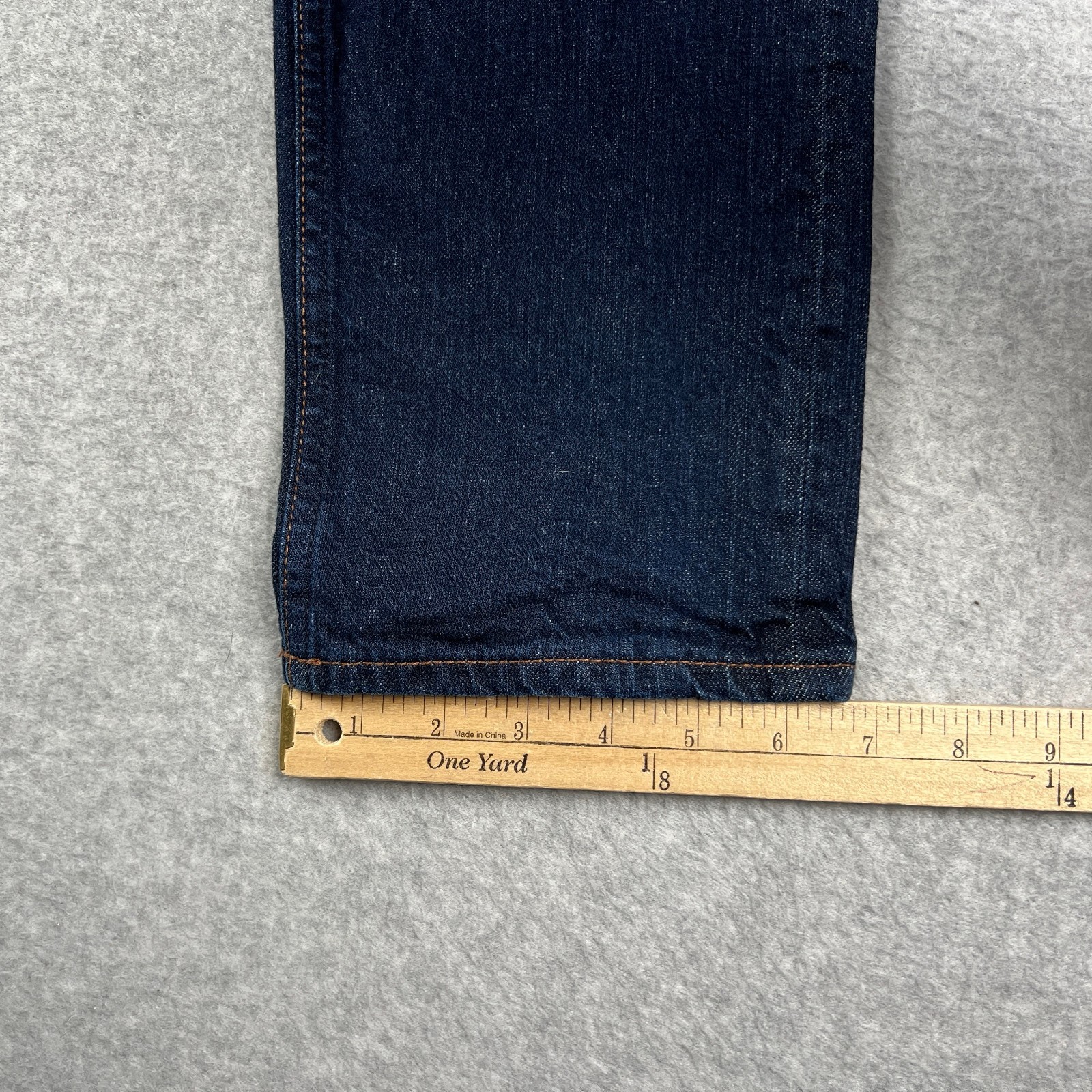Unbranded UB222 Tapered Selvedge 11oz Jeans Stretch Denim 32×32 Mens Blue
