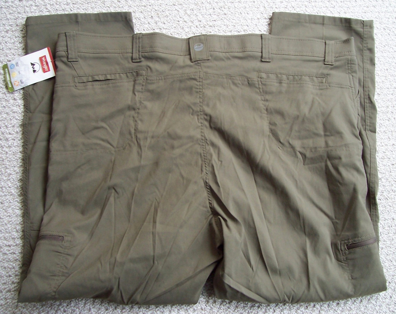 Wrangler Men’s Performance Cargo Pants Flex For Comfort Flex Waistband 50×30 New