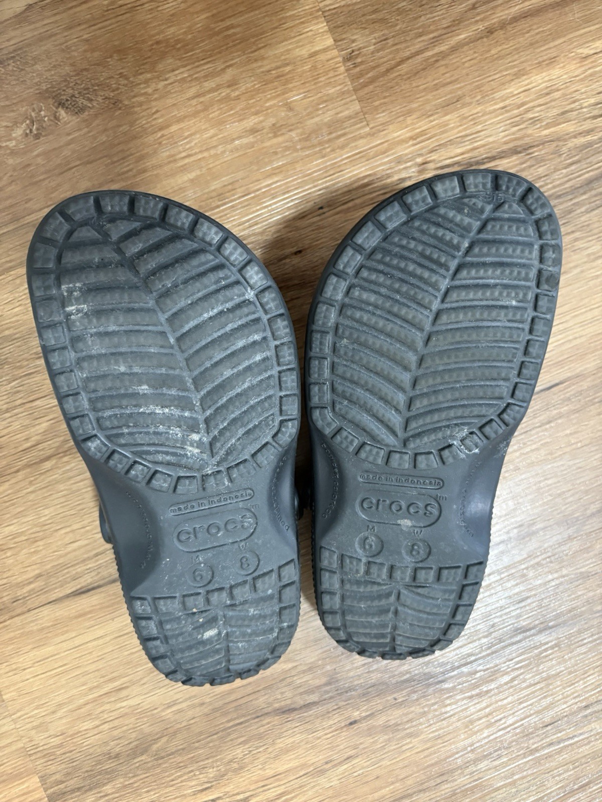 Crocs Classic Clog Black Men’s 6 Women’s 8 Slip On Comfort Shoes