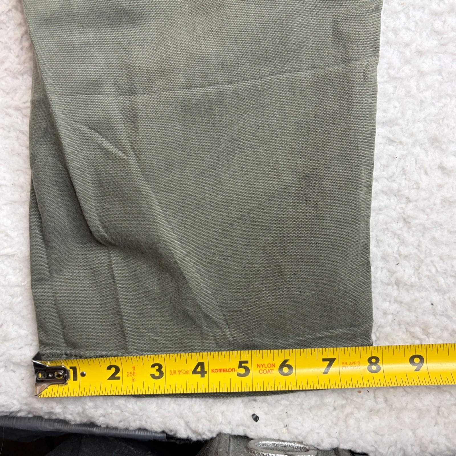 Carhartt Relaxed Fit double knee front Pants Moss Green 31×34 (32) 102802 MOS