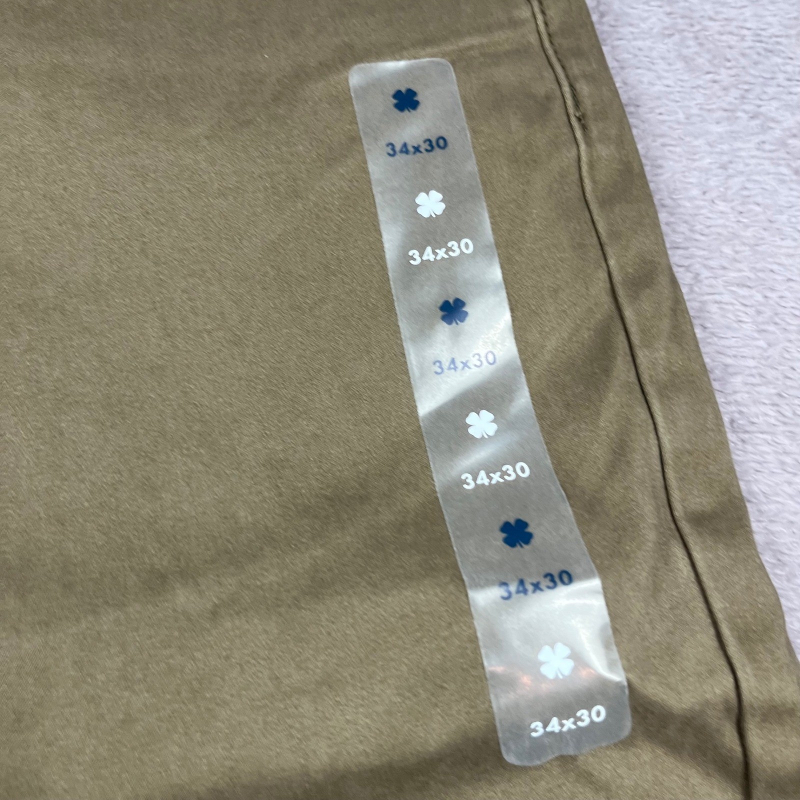 Lucky Brand 410 Athletic Straight Pants Mens 34×30 Olive Brown Advanced Stretch