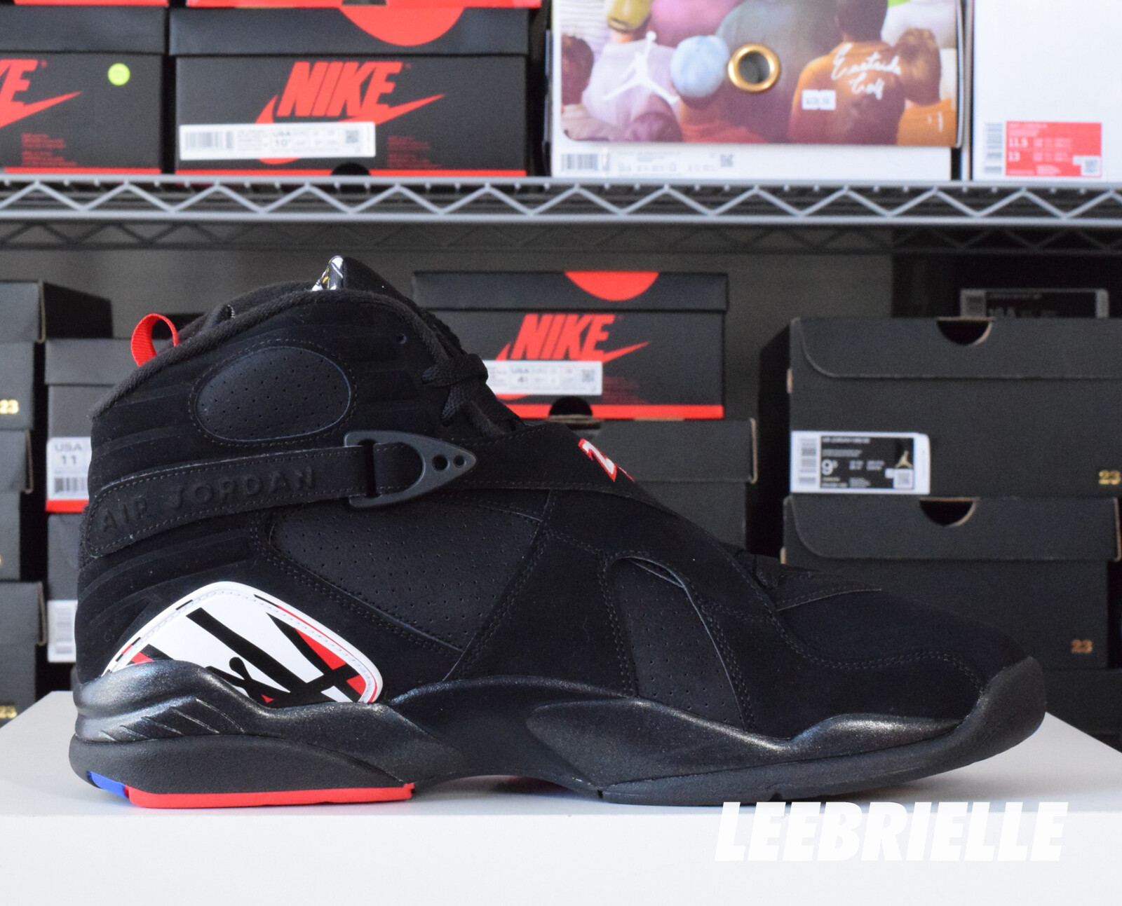 Nike Air Jordan 8 Retro PLAYOFFS Black True Red White 305381-062