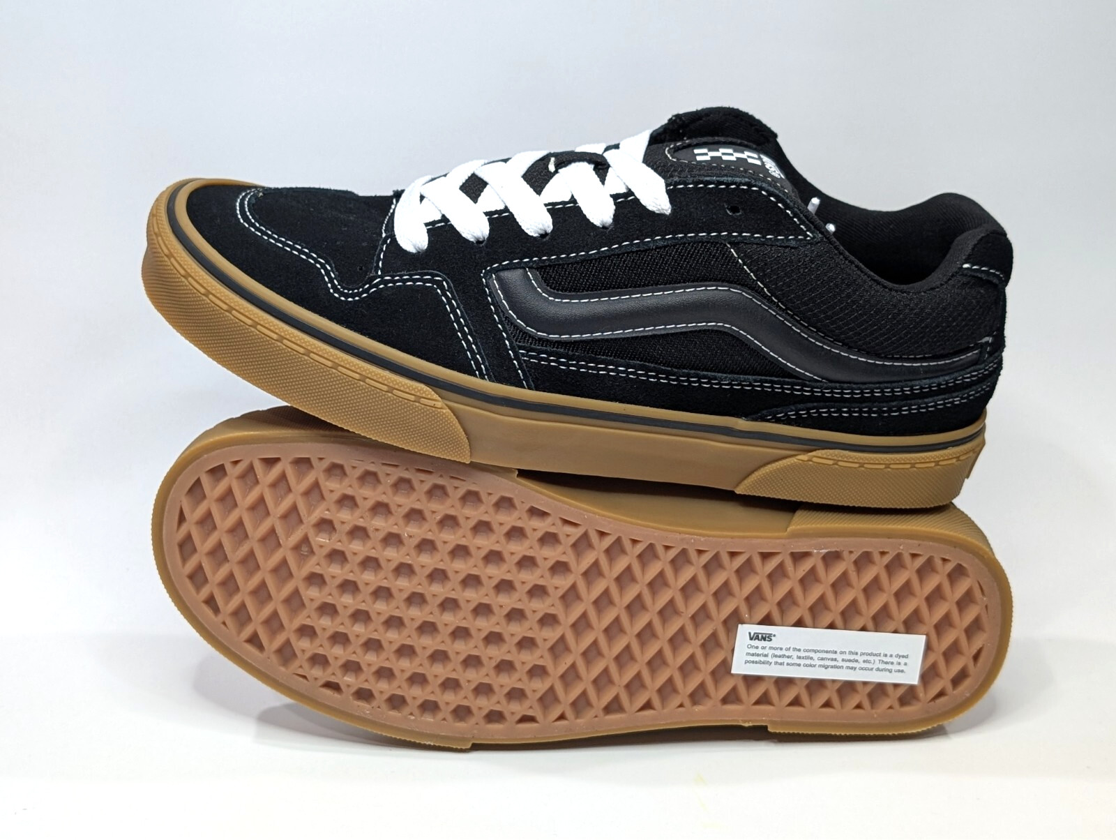 Vans Caldrone Black/Gum Suede Mesh Men’s Sneakers – Assorted Sizes NWB