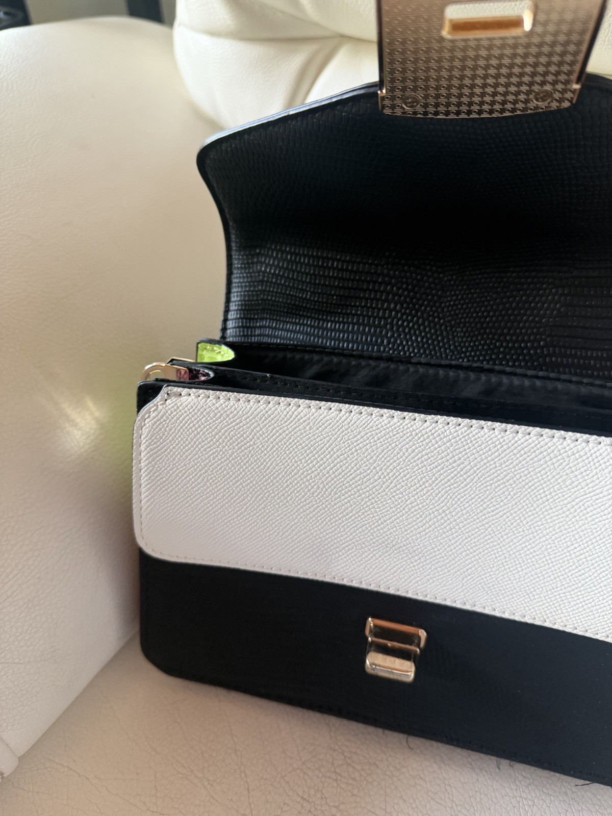 Handbag Small Snake Print Black Multi-Color Statement Purse Elegant & Chic- ALDO