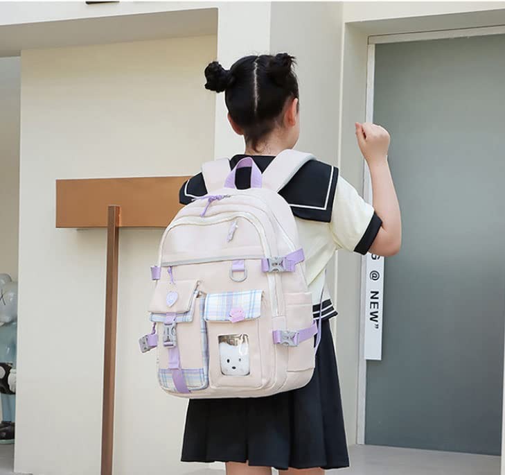 Teenage Girls Backpack 15.6 Inch Laptop School Bag High School College Black