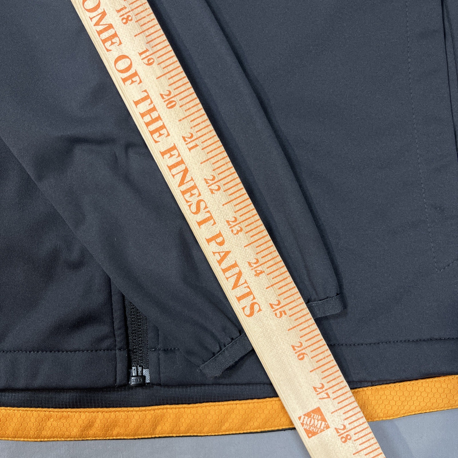 Mclaren Womens Full Zip Charcoal Orange Softshell Racer Drive Jacket US Medium