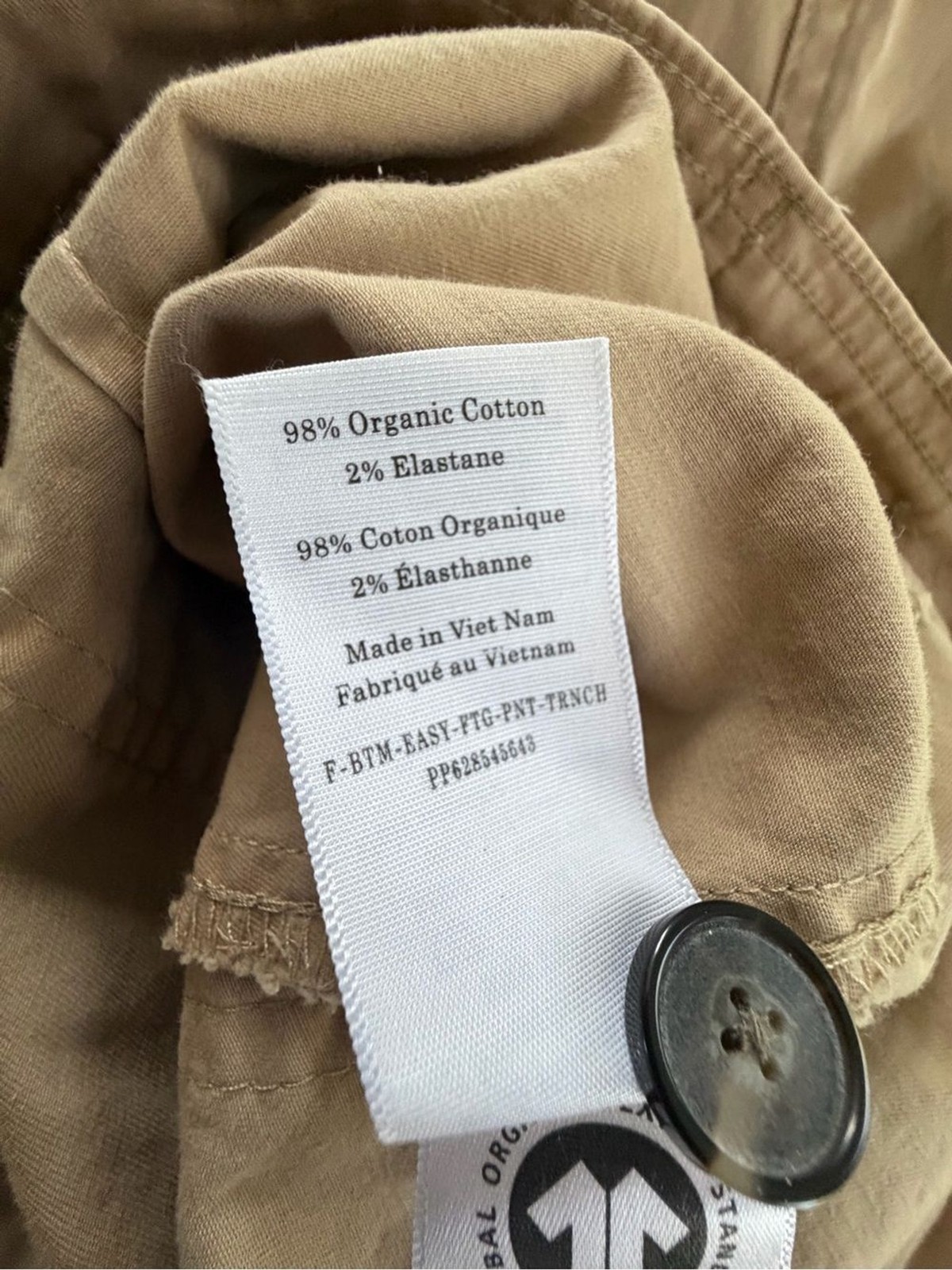 Everlane Beige Cropped Barrel Utility Chinos-12