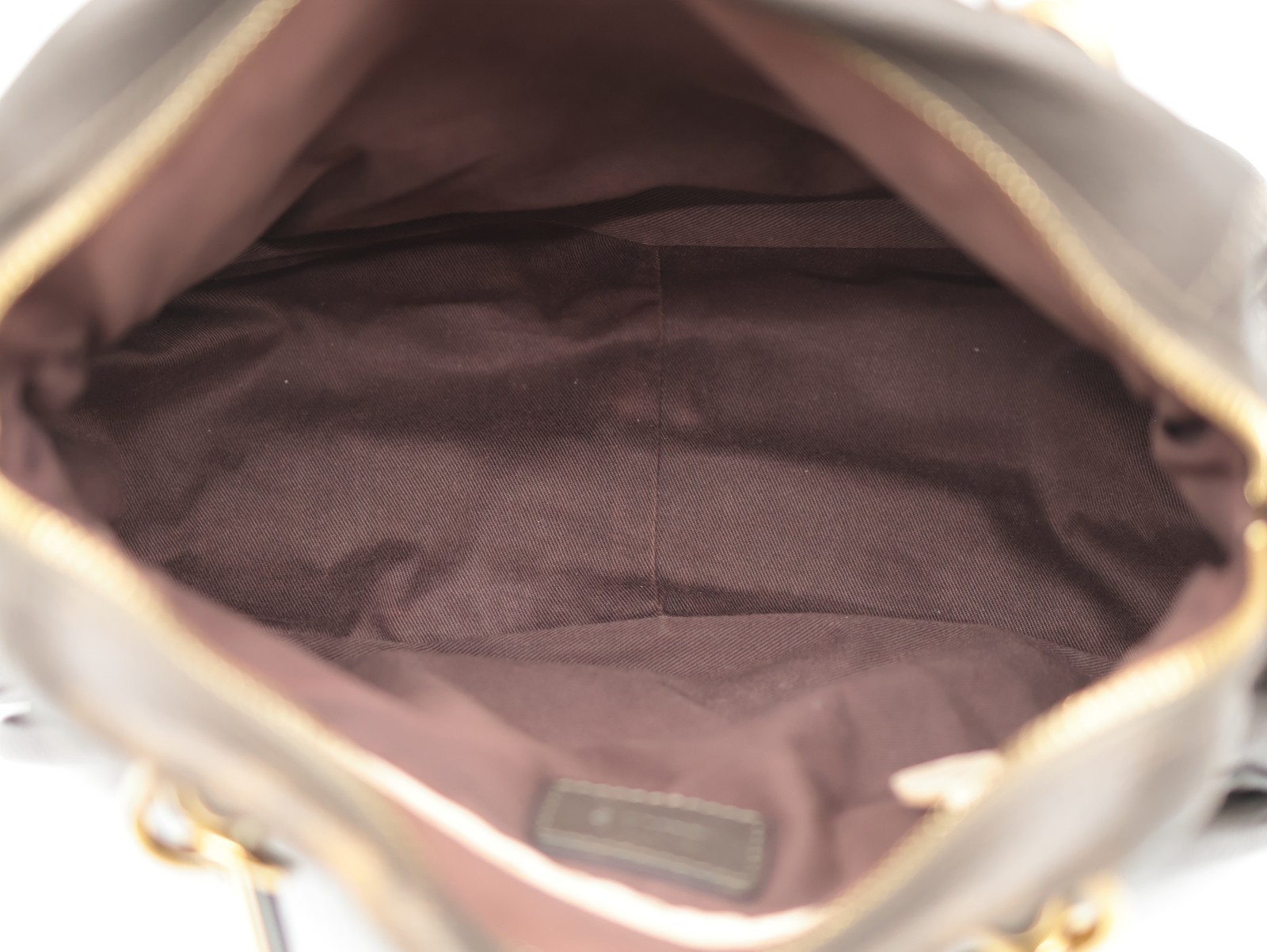 Chloe Paraty Hand Bag Gray Leather Authentic