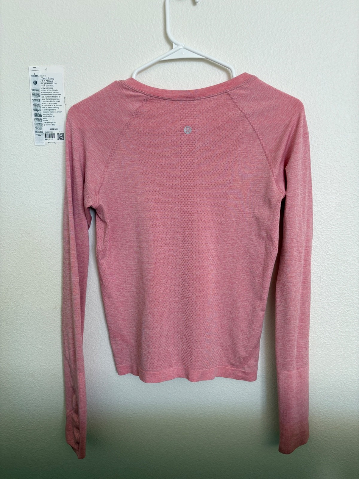Lululemon Swiftly Tech 2.0 Race sz 6 Pink Tide/Strawberry Milkshake