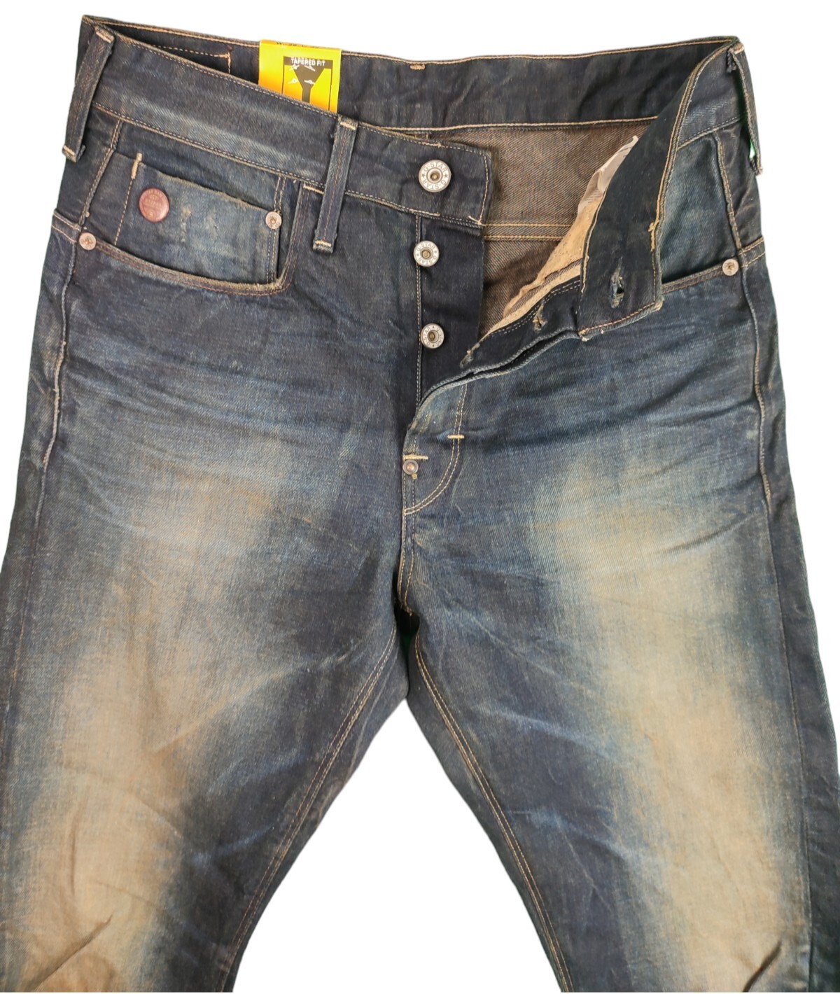 G-Star Raw Type C 3D Loose Tapered Fit Denim Jeans Dark Aged Size W29 L32