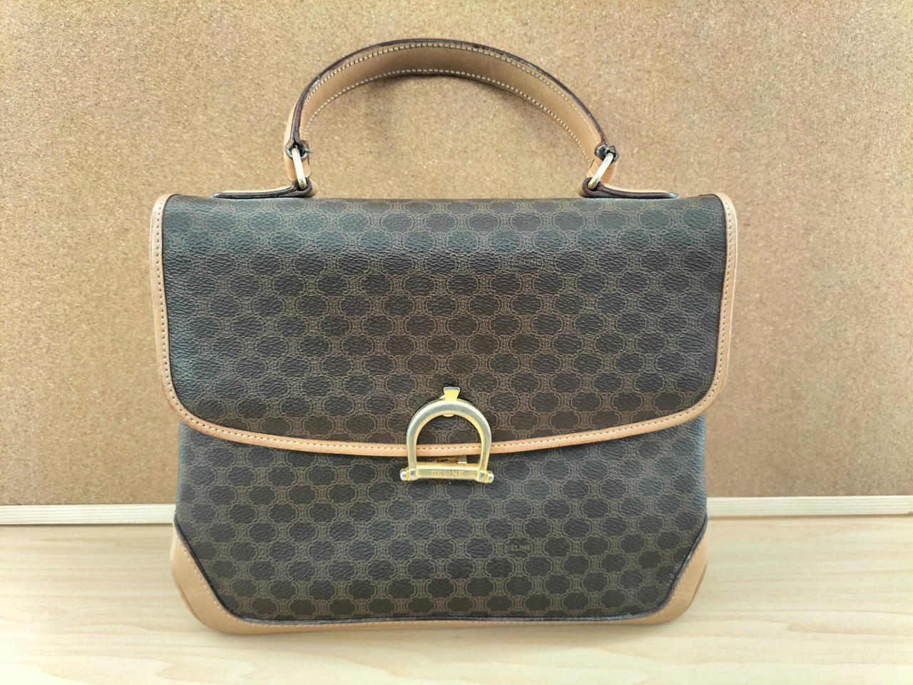 CELINE Handbag 10.6 inch Brown Women’s
