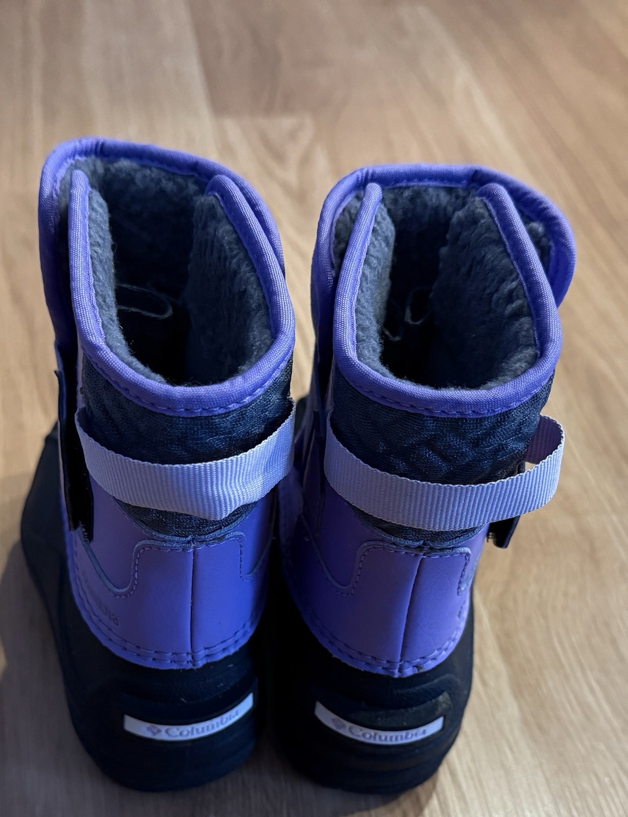 EUC Columbia Toddler Bugaboot Celsius Strap Boots – Purple – Size 7