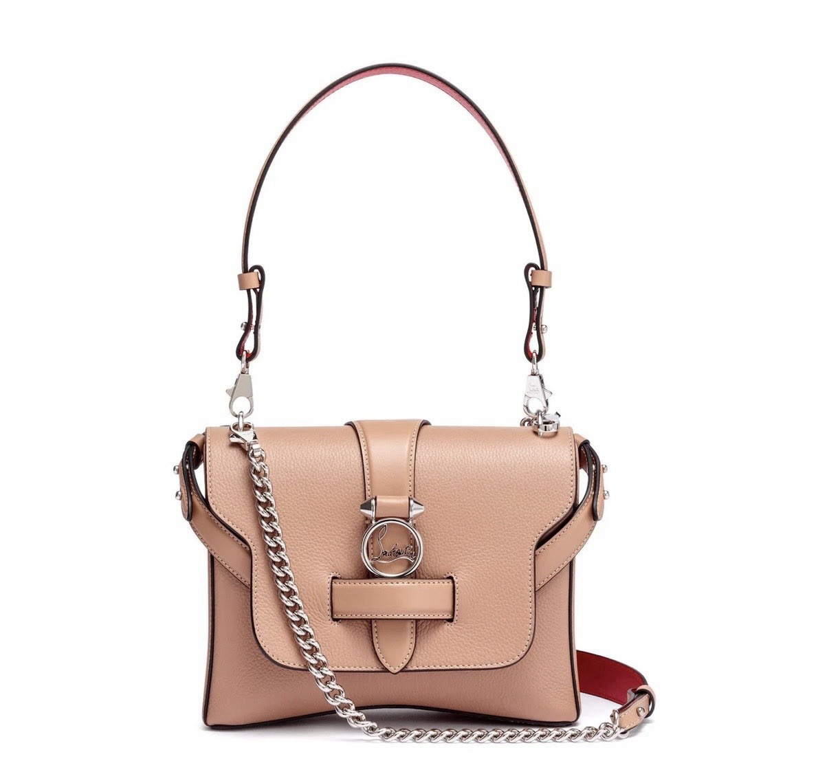 Christian Louboutin RubylouNude beige two way bag