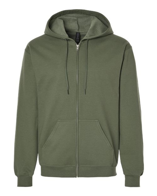 Gildan Unisex Softstyle Full-Zip Hooded Sweatshirt SF600