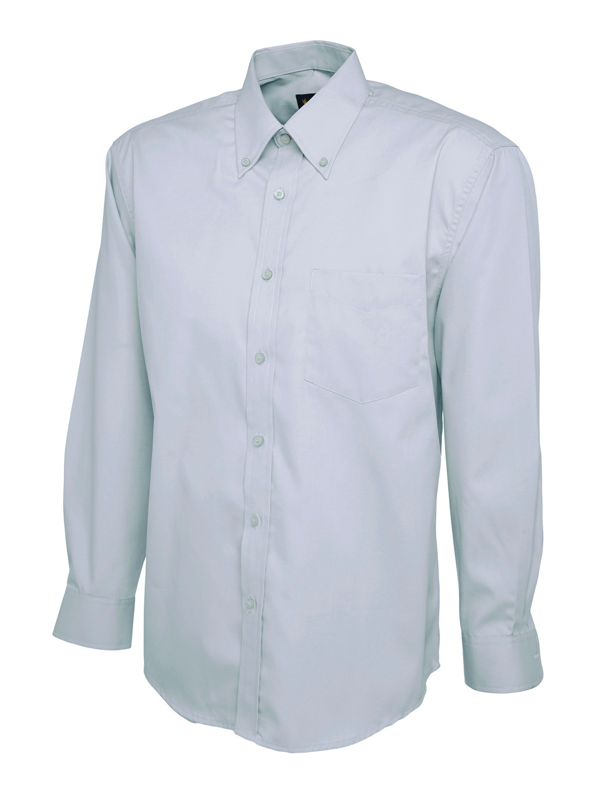Uneek Men’s Pinpoint Oxford Full Long Sleeve Shirt Formal Dress Office UC701