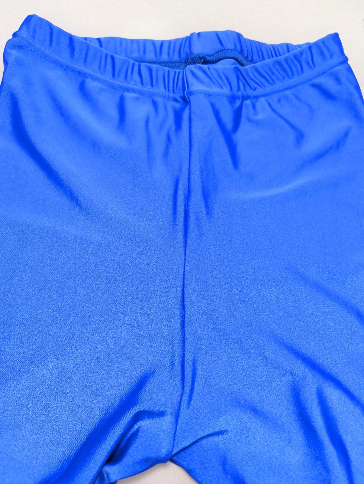 Vintage Blue Bal-Togs Nylon Spandex Leggings Size L