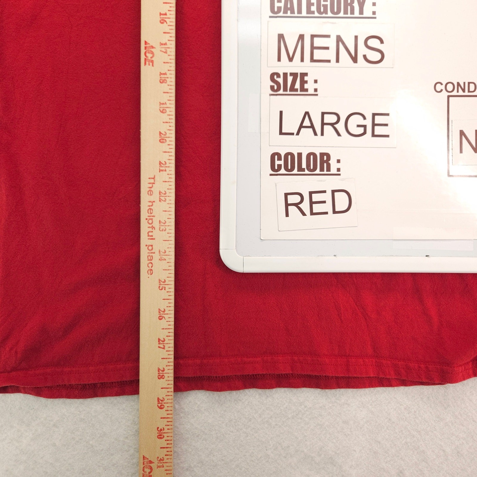 Quiksilver Crew Neck Short Sleeve Graphic T Shirt Mens Size Large L Red