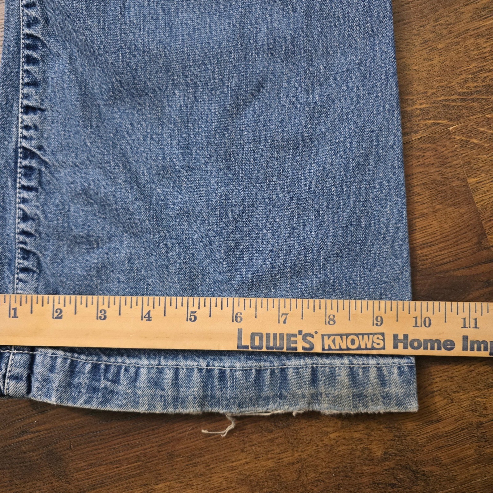 Vintage Gap Cargo Flare Jeans Womens 4 Blue Denim High Rise Made in USA Y2K 0402