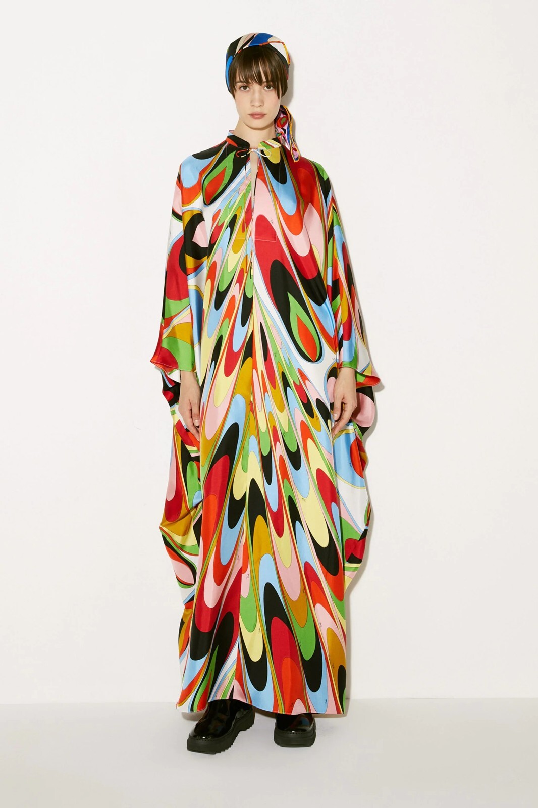 Summer Wear Satin Silk Caftan, Multi Color Printed Kaftan For Women’s J5883