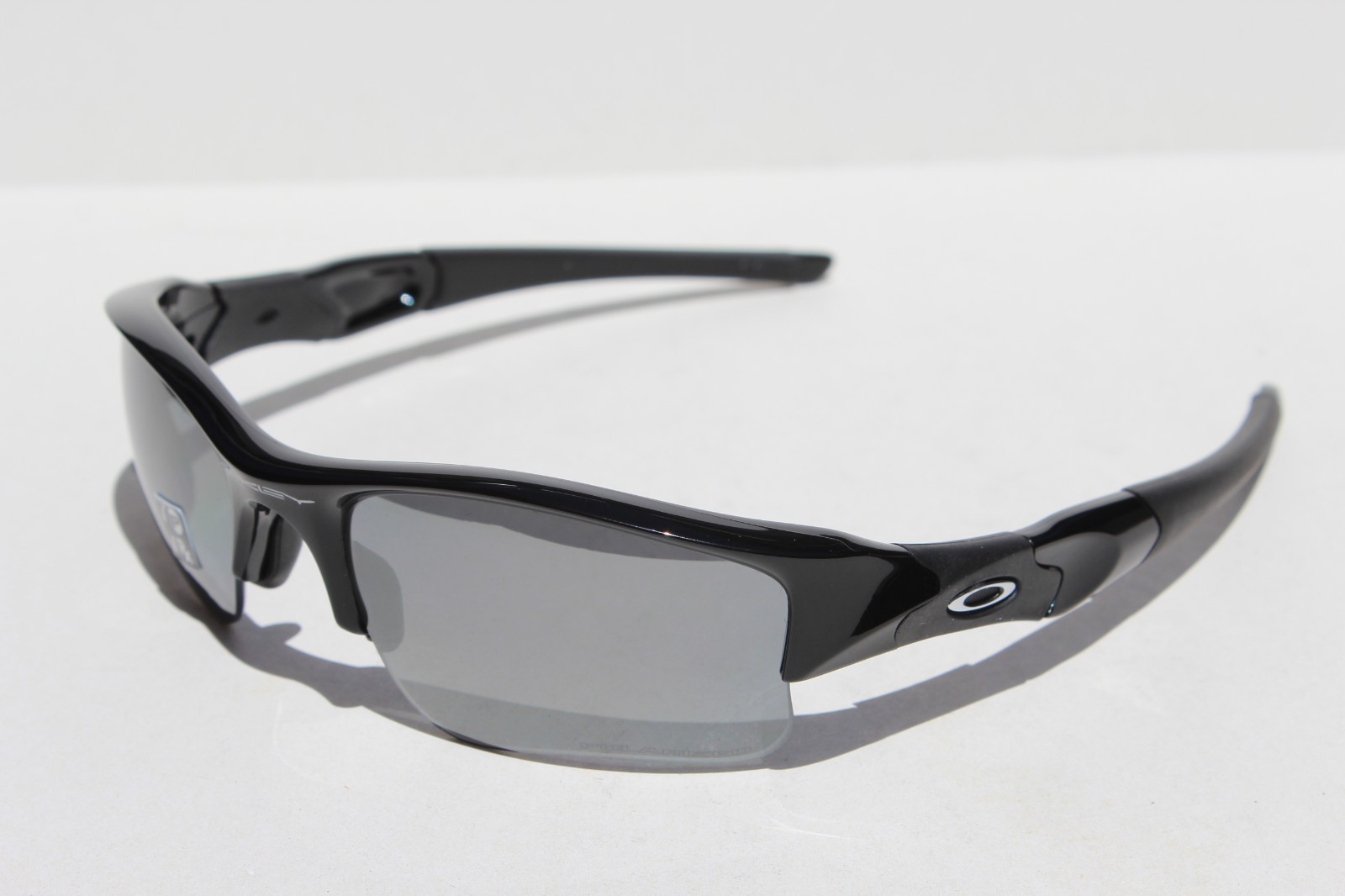 OAKLEY Flak Jacket XLJ POLARIZED Sunglasses Jet Black/Black Iridium 12-903 READ