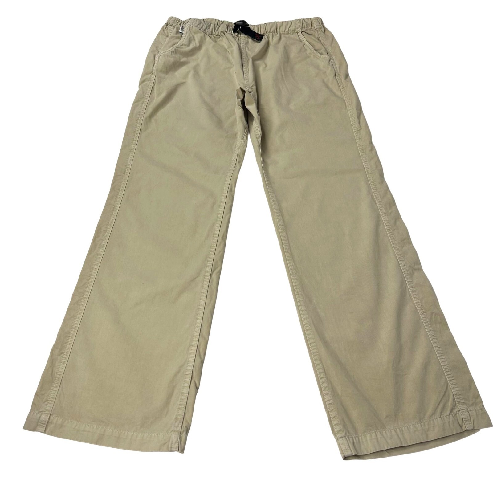 Vintage Gramicci Pants Mens Medium Khaki Tan Belted Gear CottonRock Climbing USA
