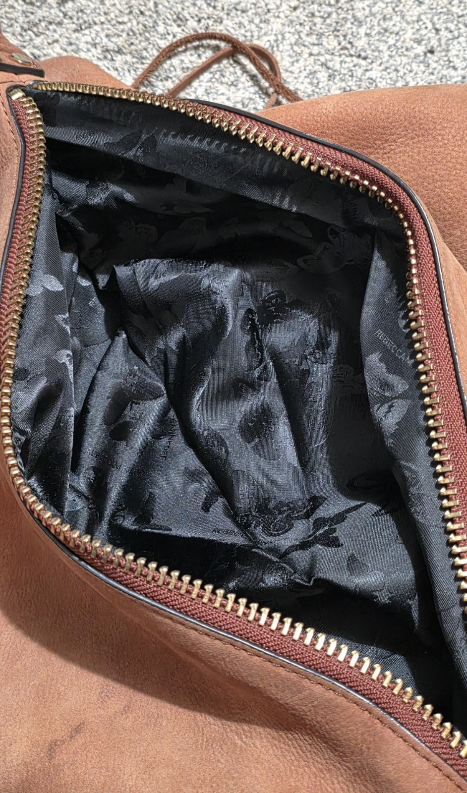 Rebecca Minkoff Bryn Double Zip Slouchy Hobo Purse Genuine Leather