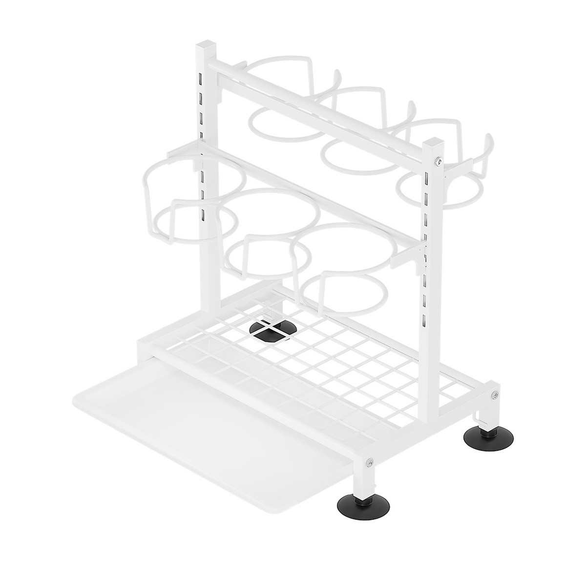 Insulated Cup Storage Rack Large Capacity for Home Shelf Compartment Kitchen