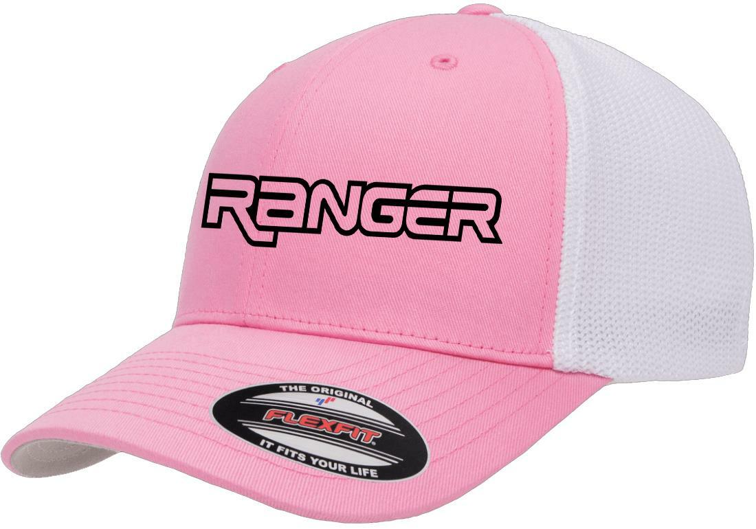 Ford Ranger Pickup Truck Logo Design Flexfit 6511 Trucker Hat Cap
