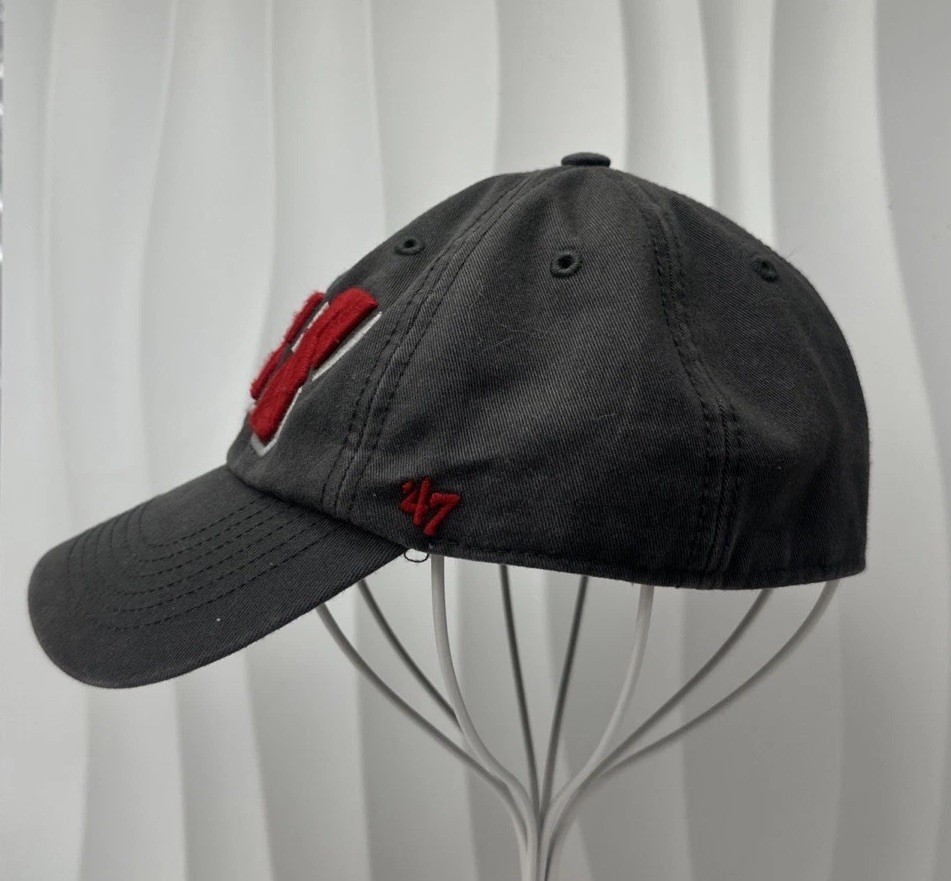 Australia Kangaroo Patch Hat Classic Oz Gray Distressed Adjustable Cap New