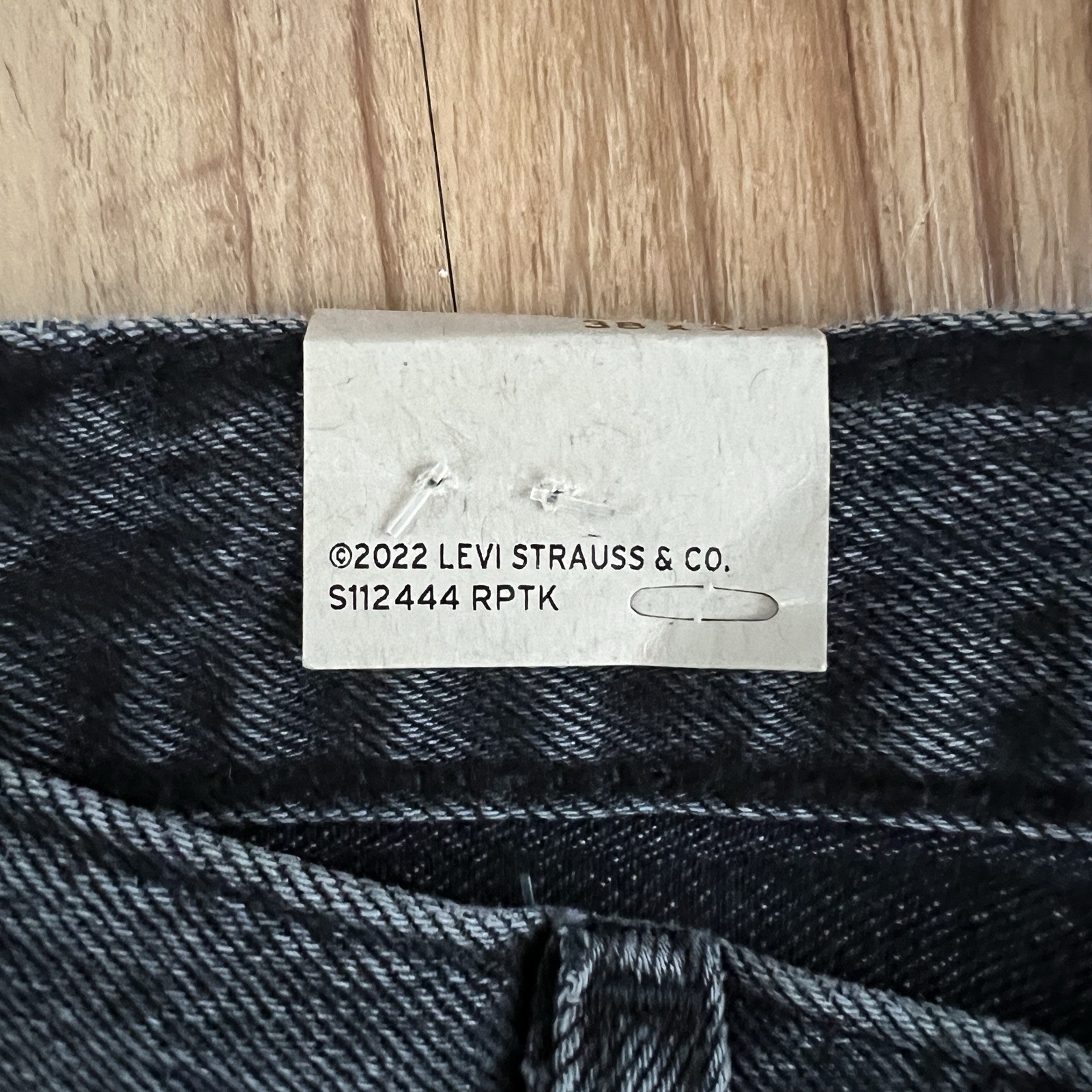 Levi’s 501 Men’s Jeans Filbert Nights Black 38×30 New With Tags