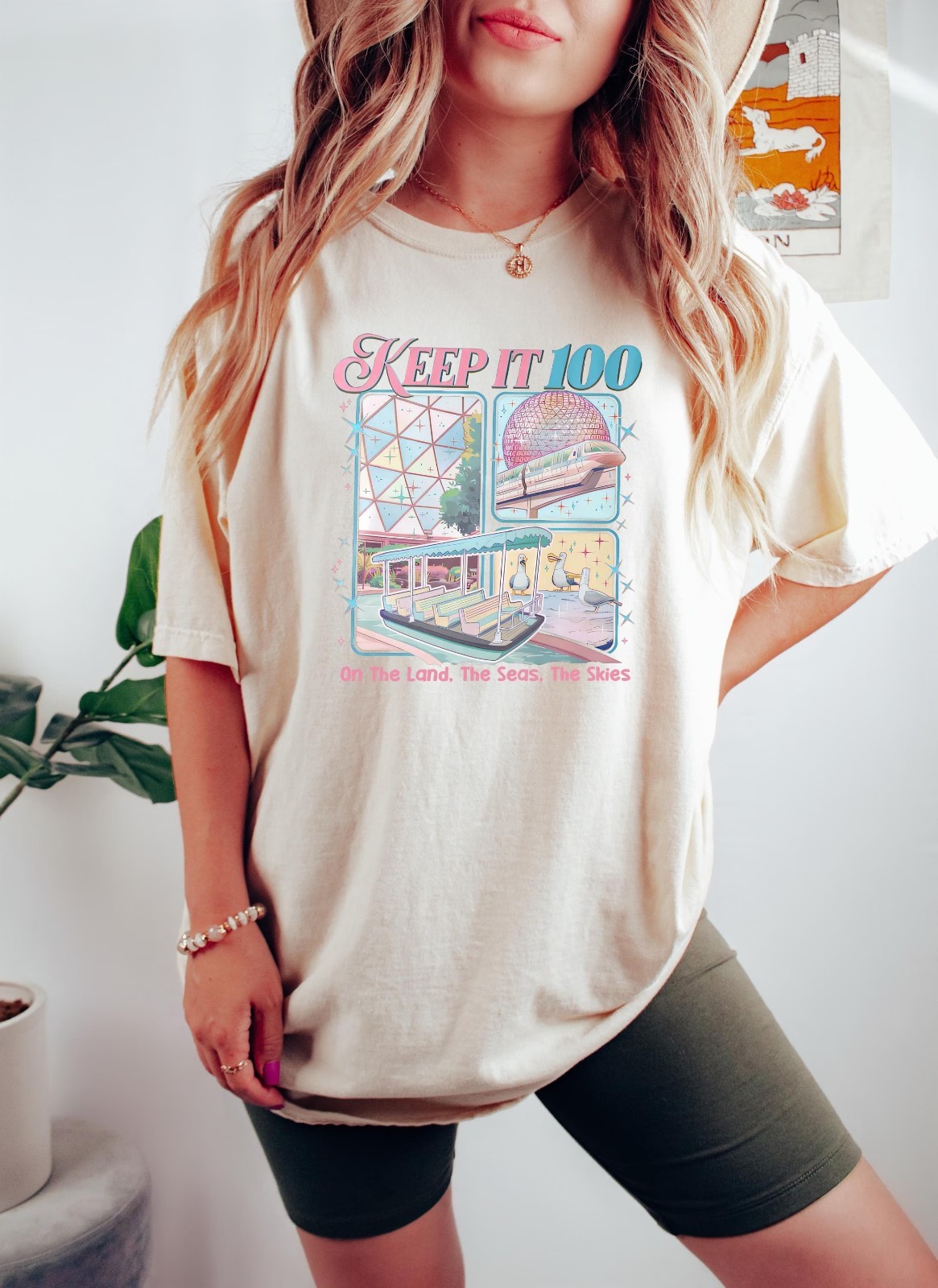 Keep It 100 on the Land the Seas the Skies Shirt, Disney Boat Seagull T-Shirt