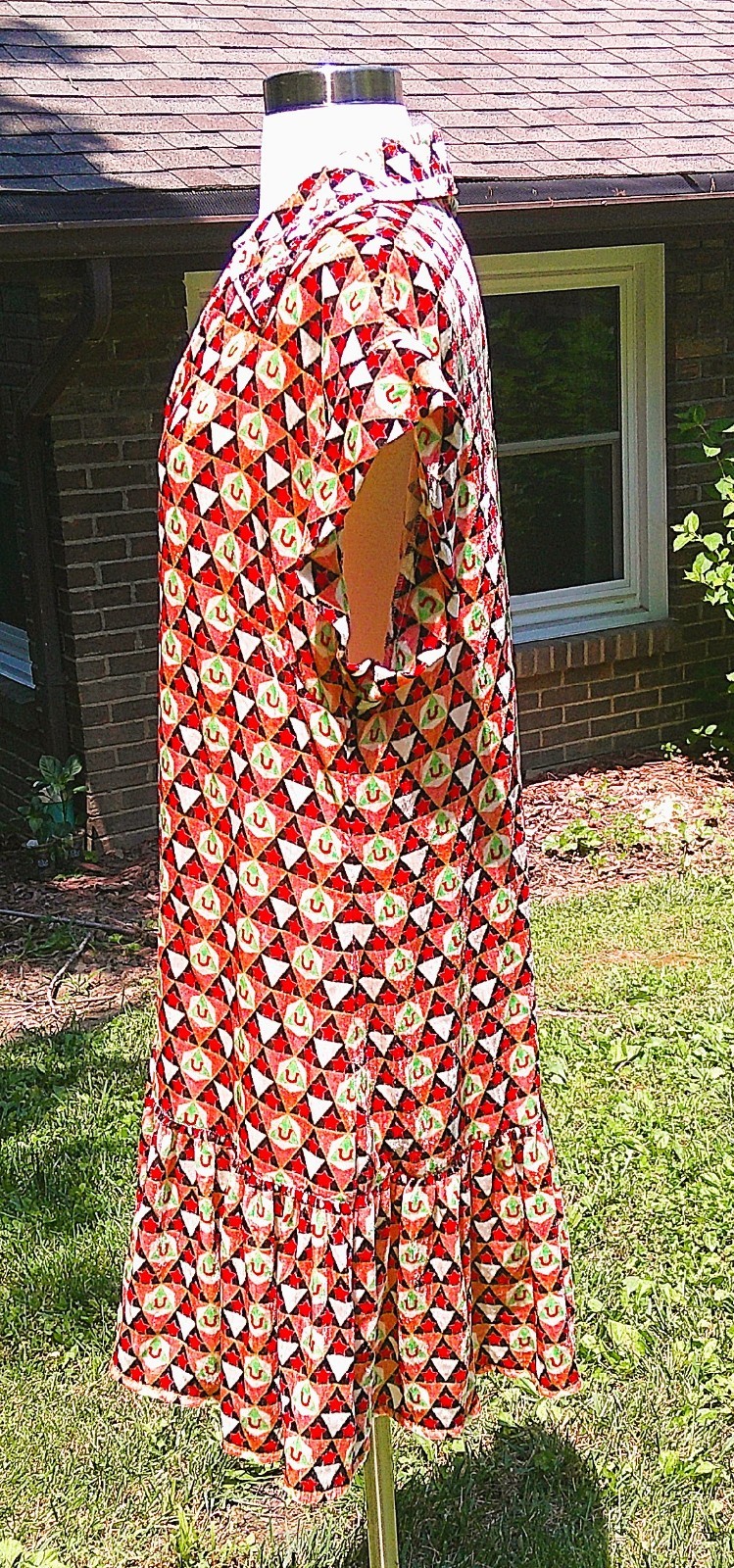 Double D Ranch Velvet Under the Western Stars Button Up Dress NWT Large