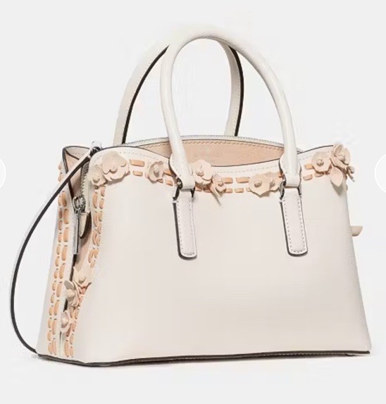 NWT Kate Spade New York Thompson Street Floral Small Satchel Bag Fresh Peach
