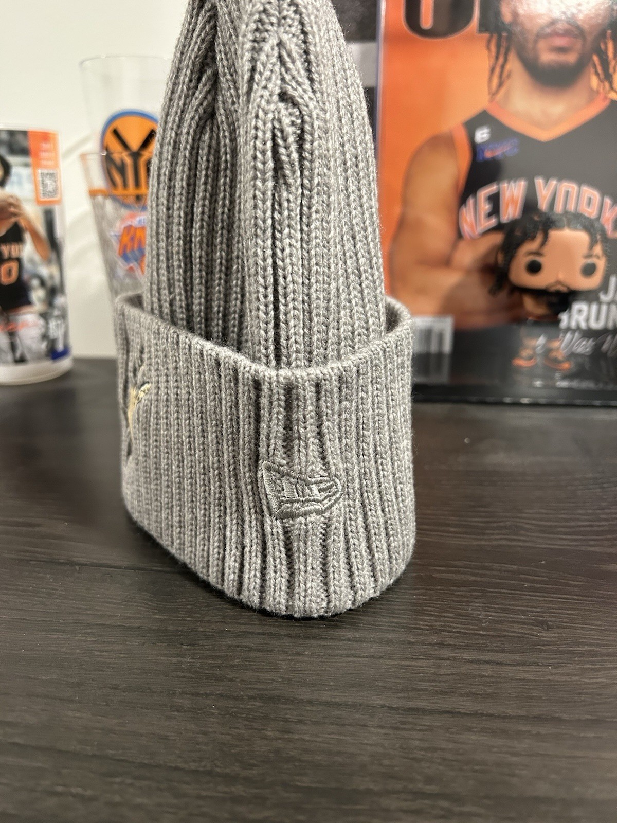 Jalen Brunson 3 Point Celebration New Era Winter Hat