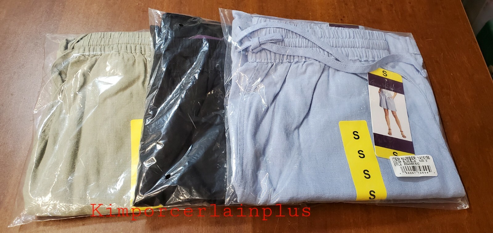 GLORIA VANDERBILT Ladies’ Linen Blend Short Medium / Small Please Choose