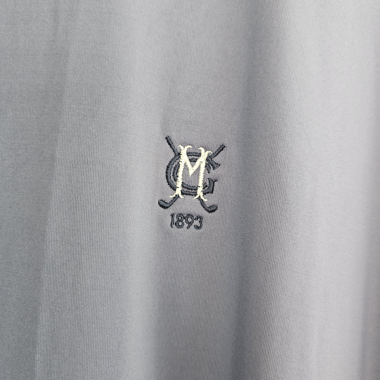Greyson Golf Polo Shirt Men’s Nylon Stretch Grayish Blue Montclair G.C. 2XL