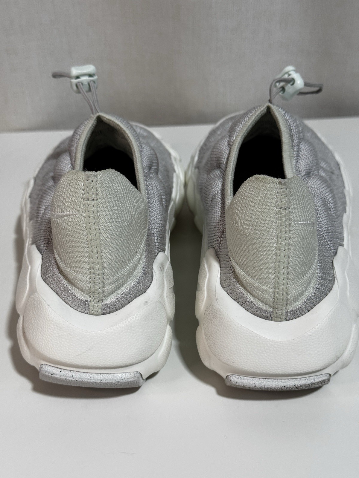 Nike Flyknit Haven US 7W Slip-On Gray/White FD2148-002 Gorpcore Comfort