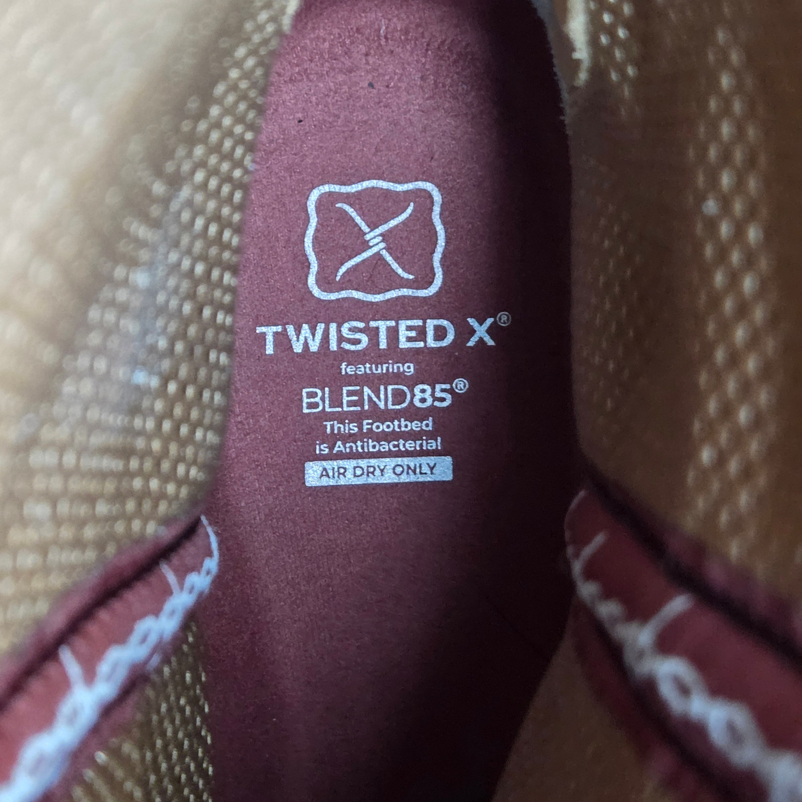 Twisted X 13″ Top Hand Performance Western Boots Broad Square Toe Men’s Size 11D